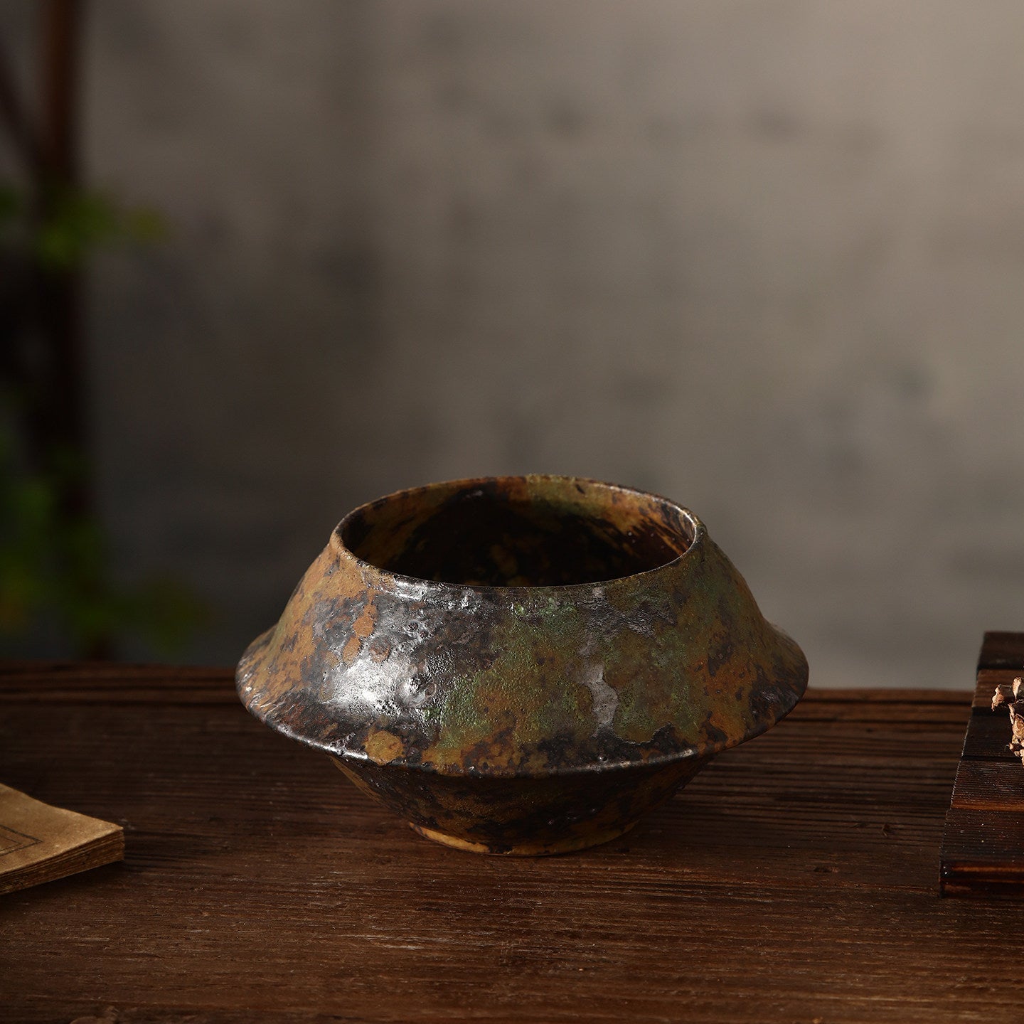 Handmade Wabi-Sabi Ceramic Planter