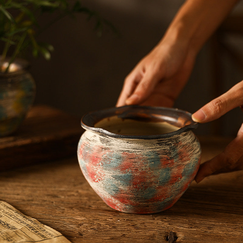 Handcrafted Rustic Ceramic Planter