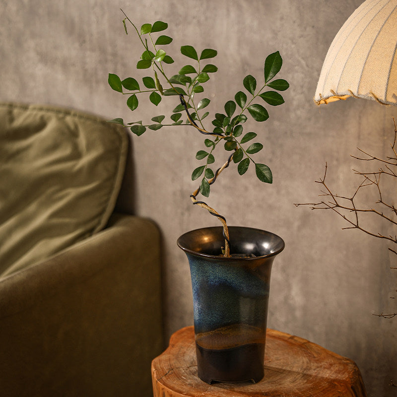 Wabi-Sabi Ceramic Planter