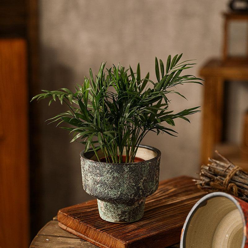 Zen Handmade Pedestal Ceramic Planter