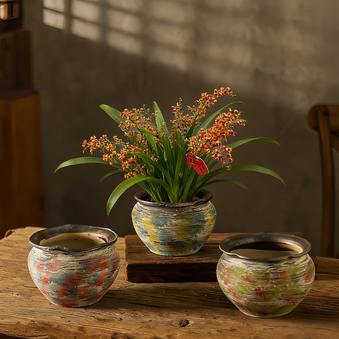 Handcrafted Rustic Ceramic Planter