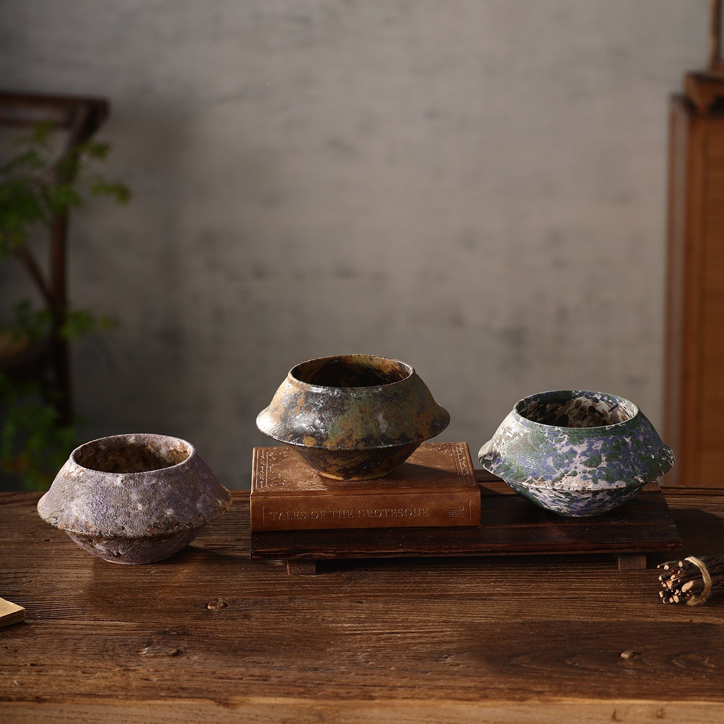 Handmade Wabi-Sabi Ceramic Planter