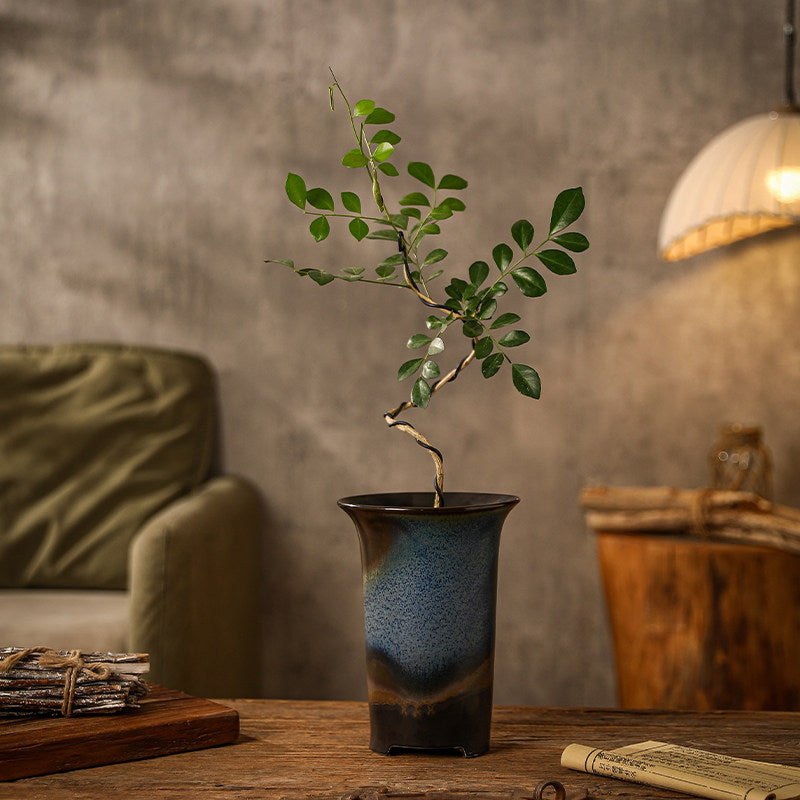 Wabi-Sabi Ceramic Planter