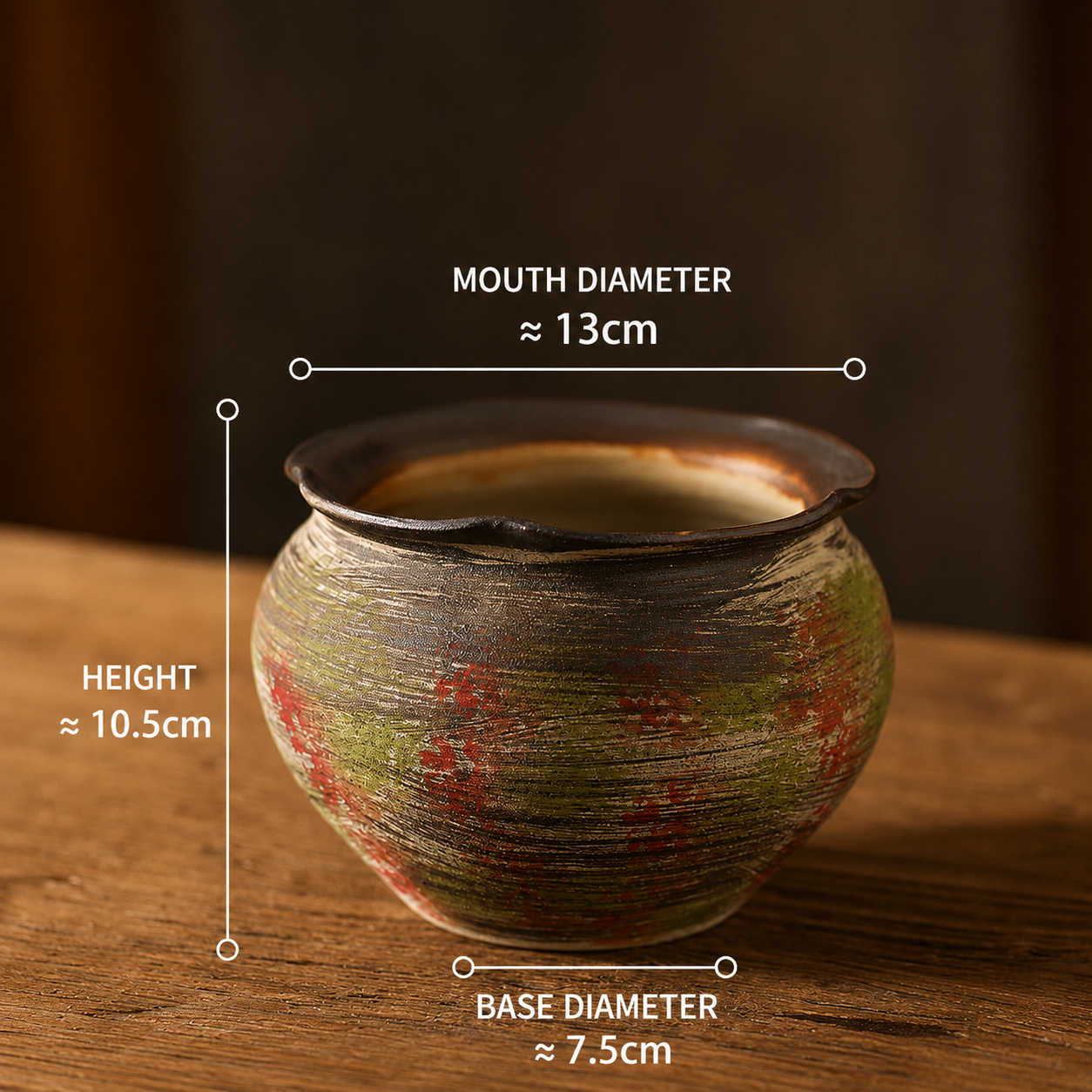 Handcrafted Rustic Ceramic Planter